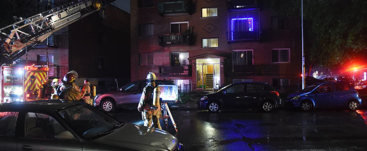 Cocktail Molotov: un immeuble résidentiel ciblé à Montréal-Nord