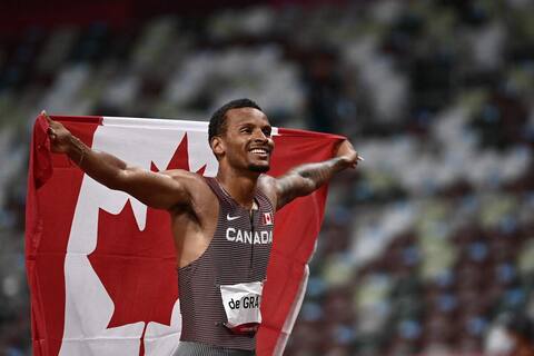 Tokyo Games: Andre de Grasse 200m Olympic champion in