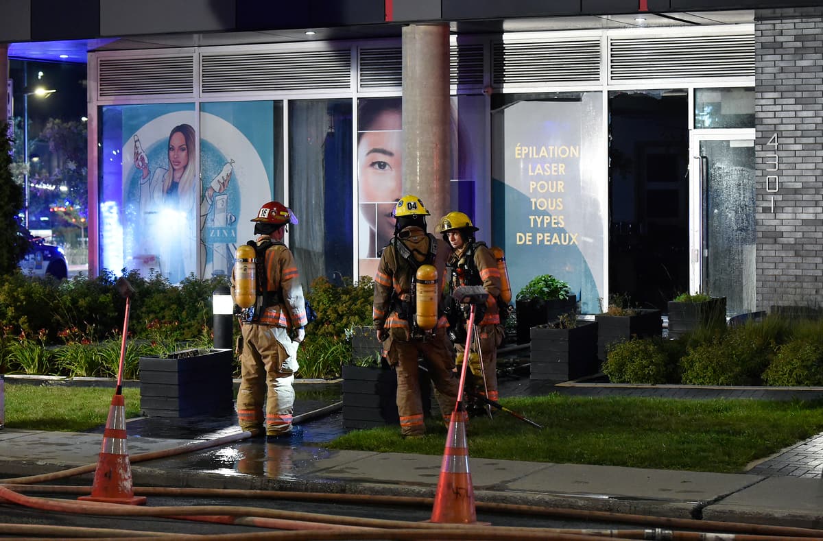 Elle voit les vandales incendier son commerce en regardant les images de ses cam&eacute;ras de surveillance sur son t&eacute;l&eacute;phone