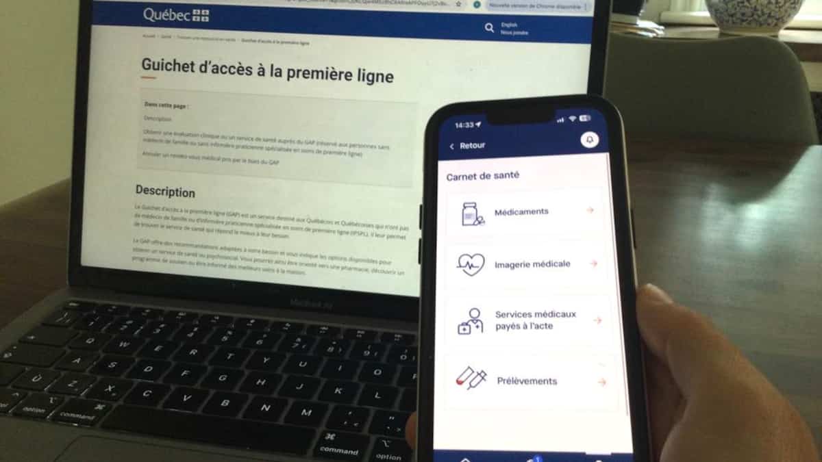 Accès à la première ligne: l’application Votre Santé tablettée sans raison