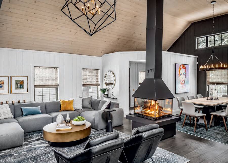 Un chalet ultraconfortable au look raffiné