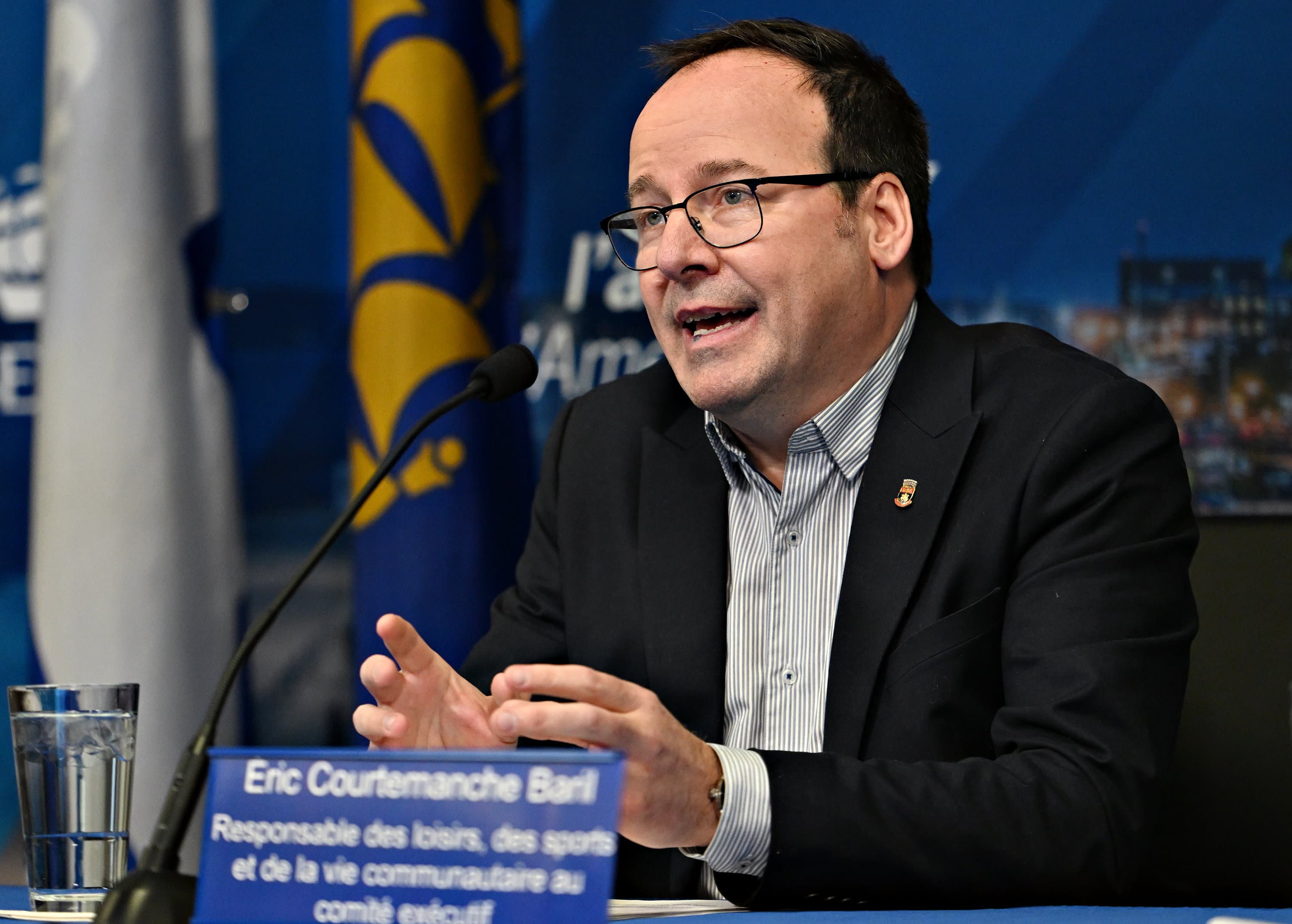 Éric Courtemanche Baril, conseiller municipal membre de l'exécutif responsable du Sport, Loisir et Vie communautaire