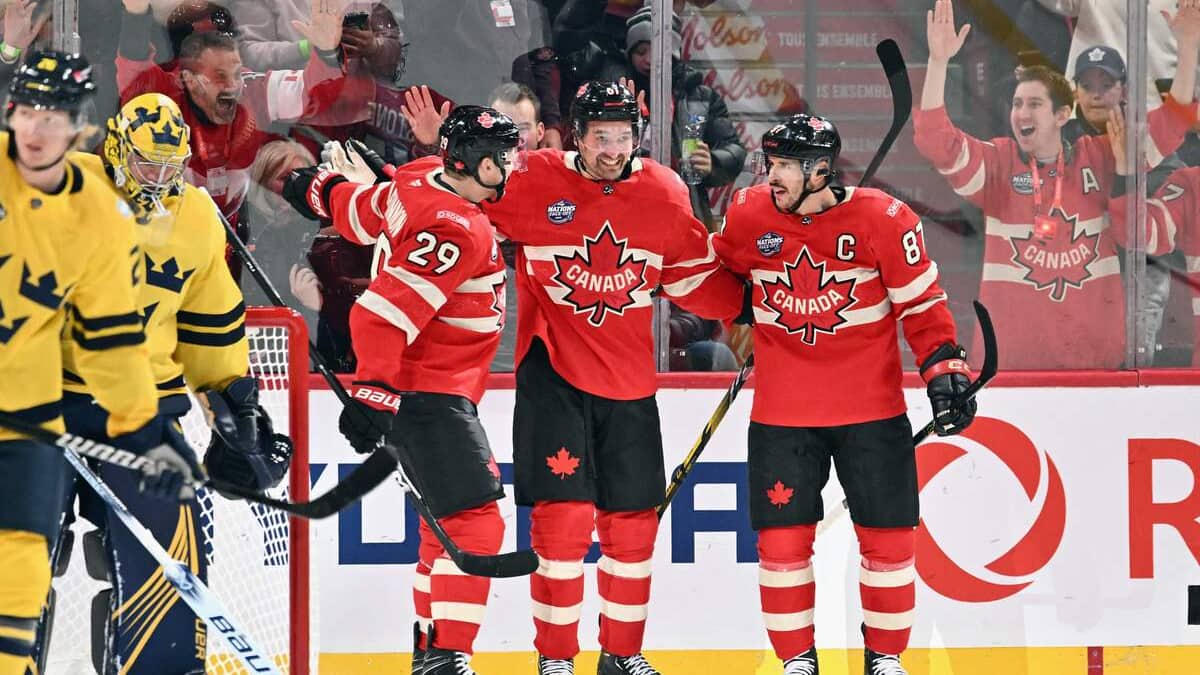 «Sid» est encore un «kid» : le capitaine du Canada s’occupe de la Suède en lever de rideau