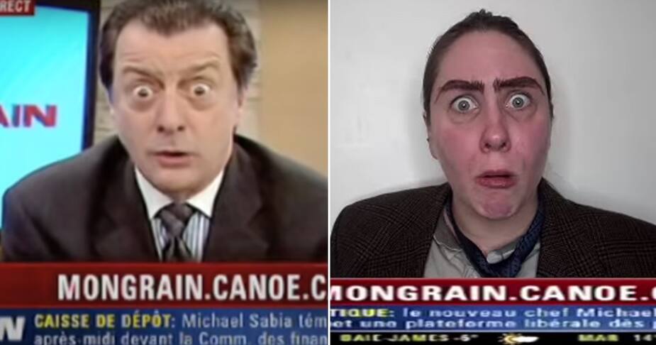 Image principale de l'article Ariel Charest parodie Mongrain et les écureuils