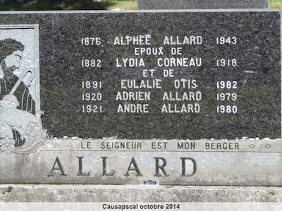 Uno de los hermanos y la madre de Adrien Allard murieron unos años después de su asesinato.