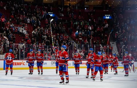 The CH players greeted the 10,552 spectators who certainly gave them wings once morest the Maple Leafs on Monday at the Bell Centre.