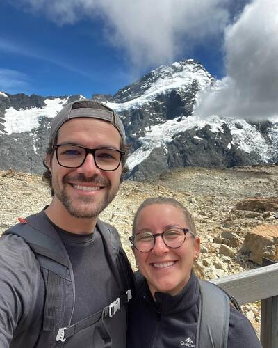 Melissa Raymond Gariepy, 29, and her partner Yannick Blouin, 30, enjoy...