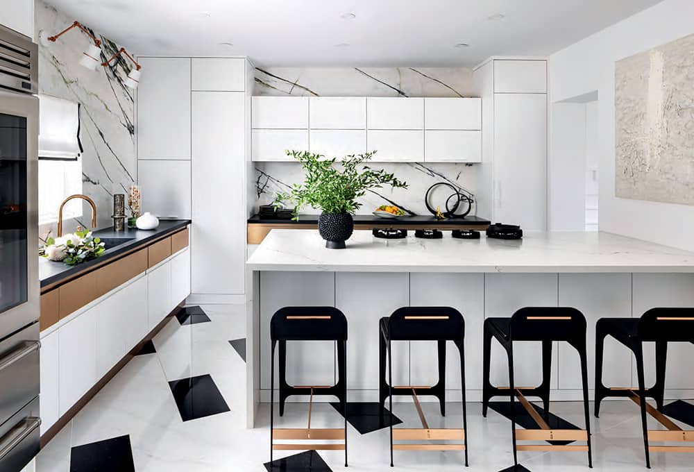 Une cuisine actuelle qui ne manque pas d'espace