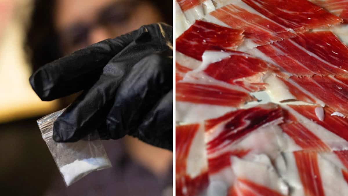 Cocaïne et jambon à gagner à la loterie de Noël