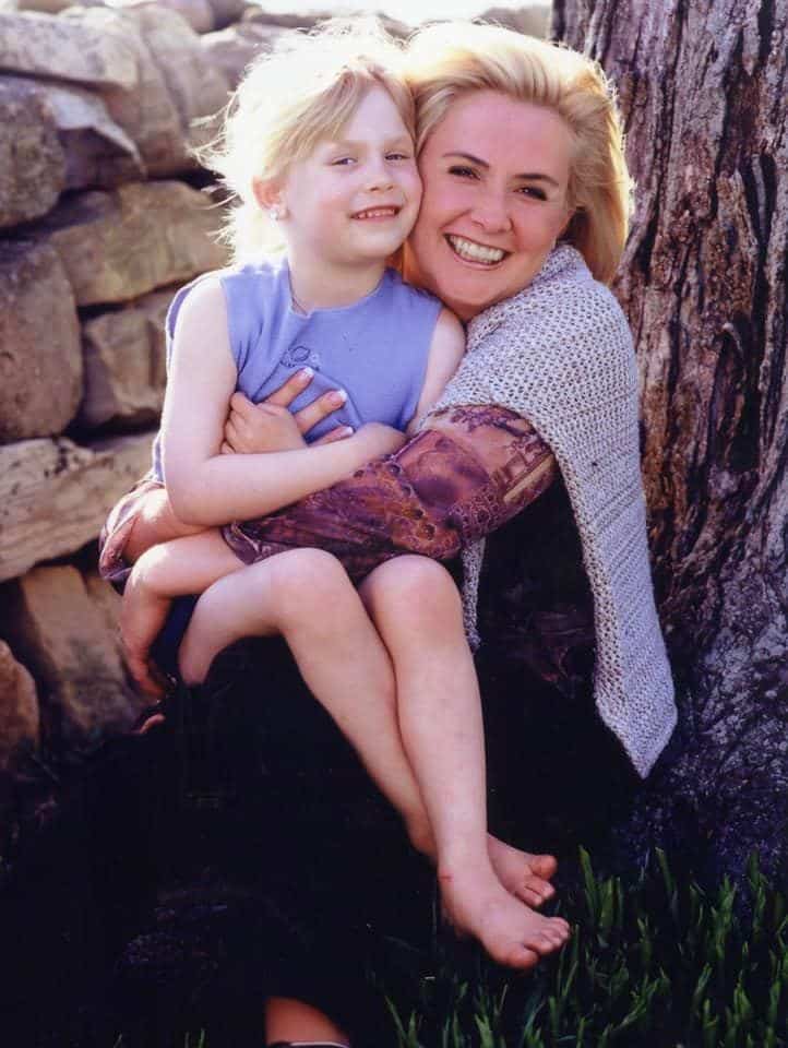 Plusieurs photos pour l’anniversaire de sa fille