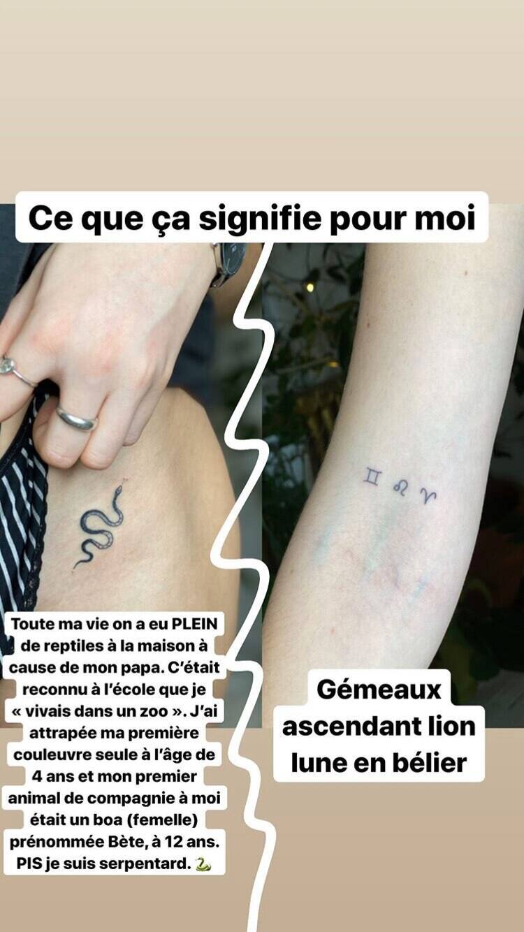 Lysandre Nadeau Devoile Deux Nouveaux Tatouages Significatifs Billie