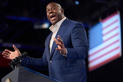 Barack Obama y Magic Johnson en ayuda de Kamala Harris