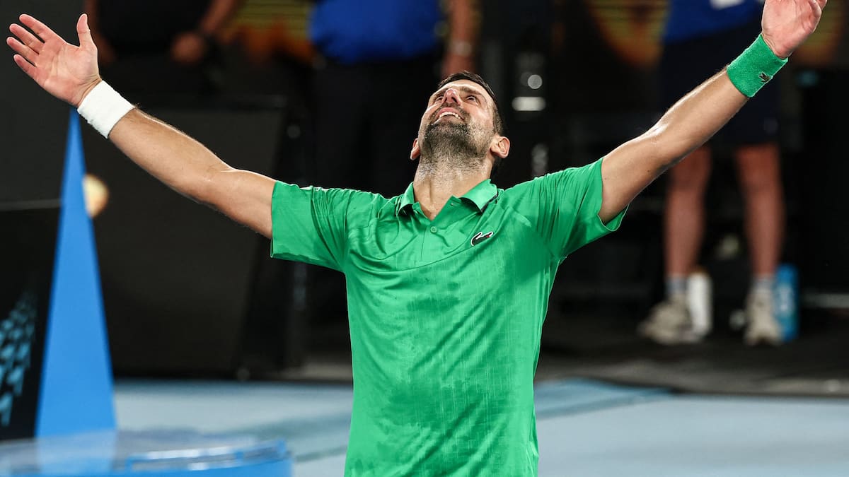 À 38 ans, Novak Djokovic réussit l'impossible et accède à la finale de l'Open d'Australie