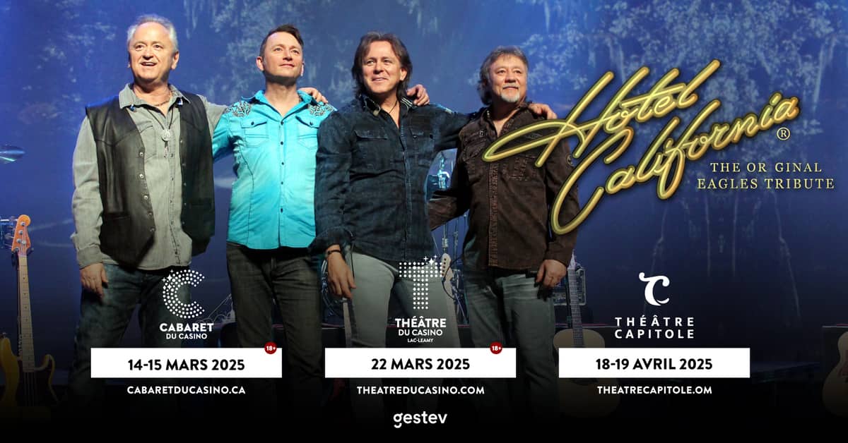 Hommage aux Eagles : plusieurs spectacles pr&eacute;vus &agrave; Montr&eacute;al, Qu&eacute;bec et Gatineau