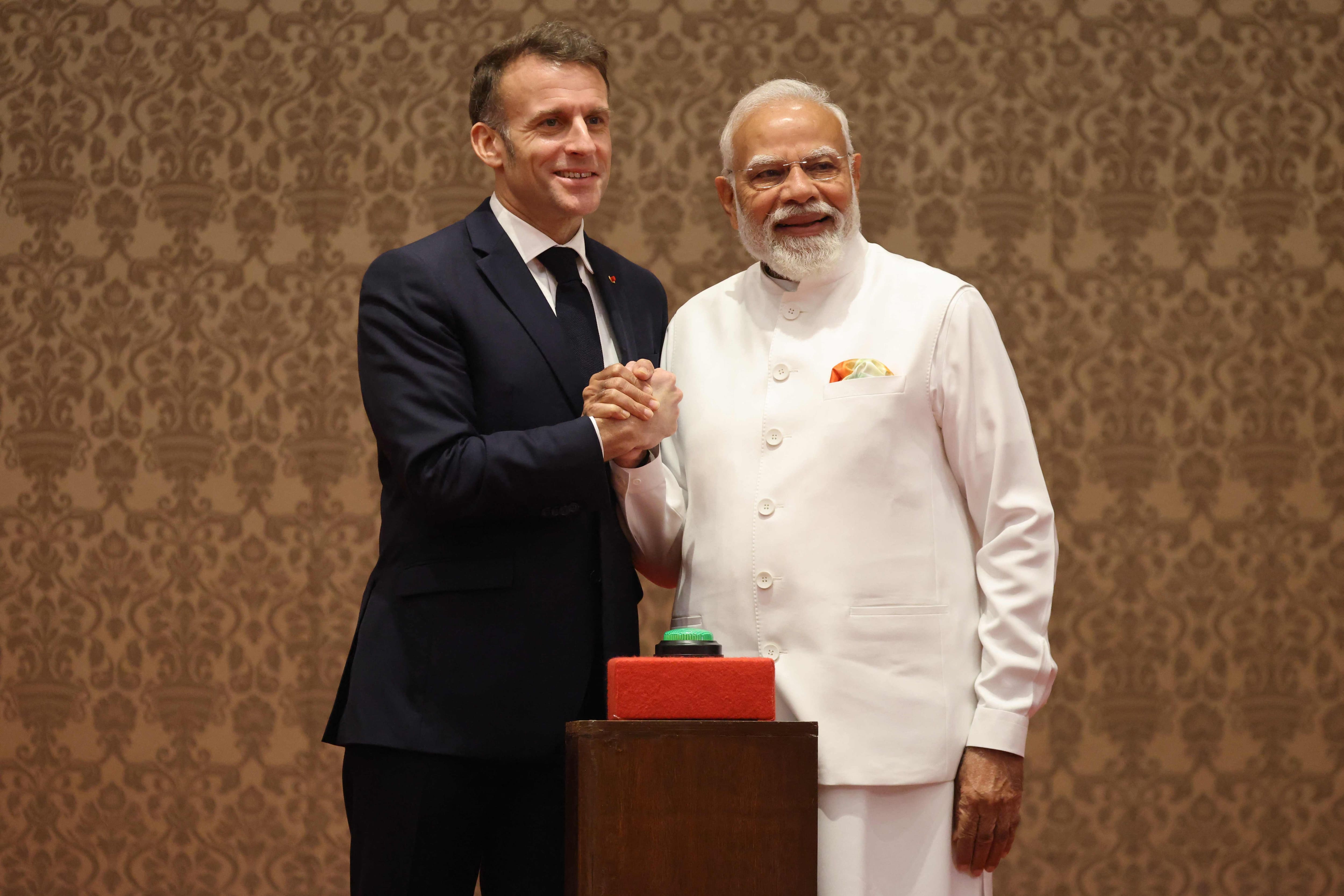 Macron et Modi affichent un partenariat &laquo;sans limites&raquo;