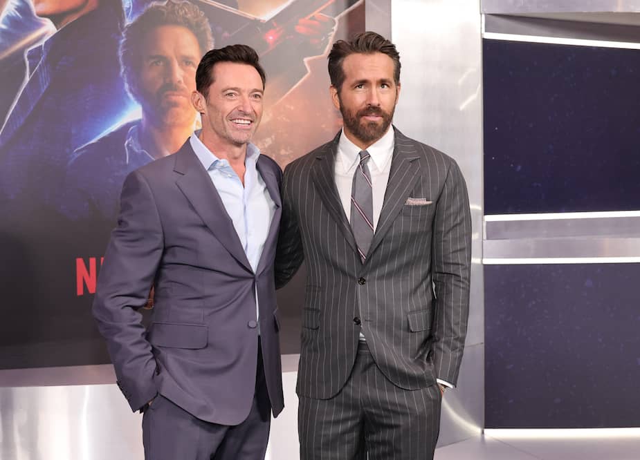 Hugh Jackman et Ryan Reynolds sur le tapis rouge de The Adam Project
