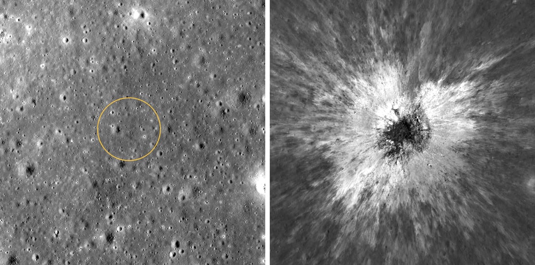 Une sonde de la NASA permet de découvrir un nouveau cratère sur la Lune