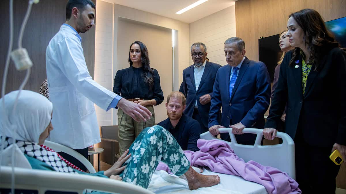 Harry et Meghan en Jordanie, à la rencontre de réfugiés et d'enfants palestiniens
