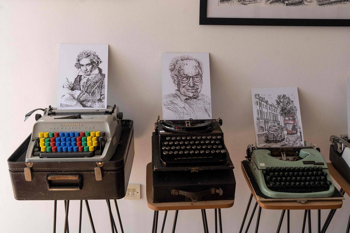 [PHOTOS] He draws portraits and monuments... with typewriters! – Archyde