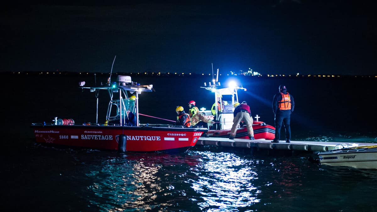 Rapides de Lachine: un pompier manque à l’appel après un sauvetage nautique