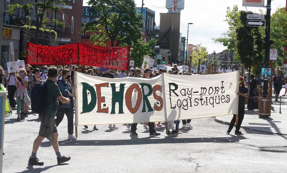 Image principale de l'article Manif contre le projet Ray-Mont Logistiques