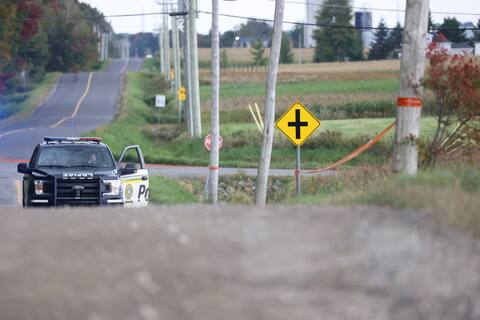 A body found in a charred car in Beauce