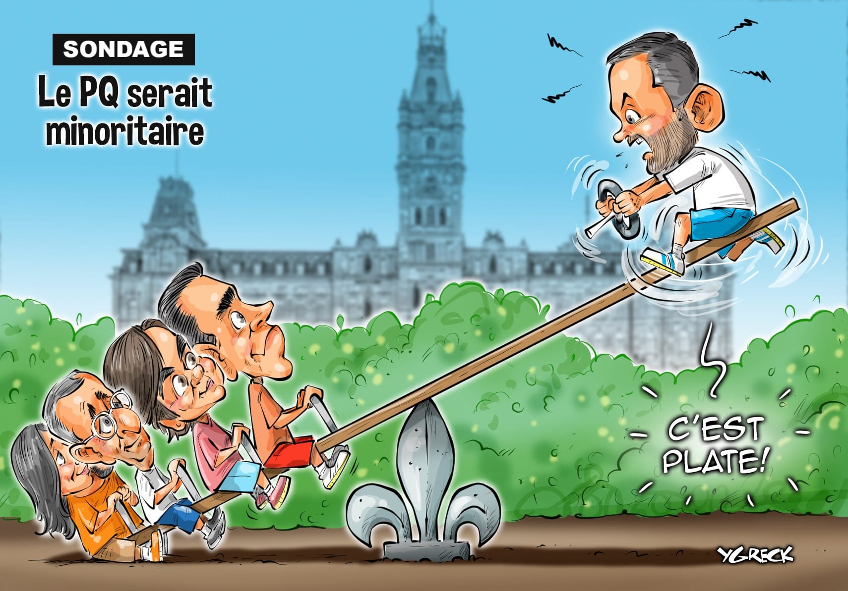 La caricature d’Ygreck