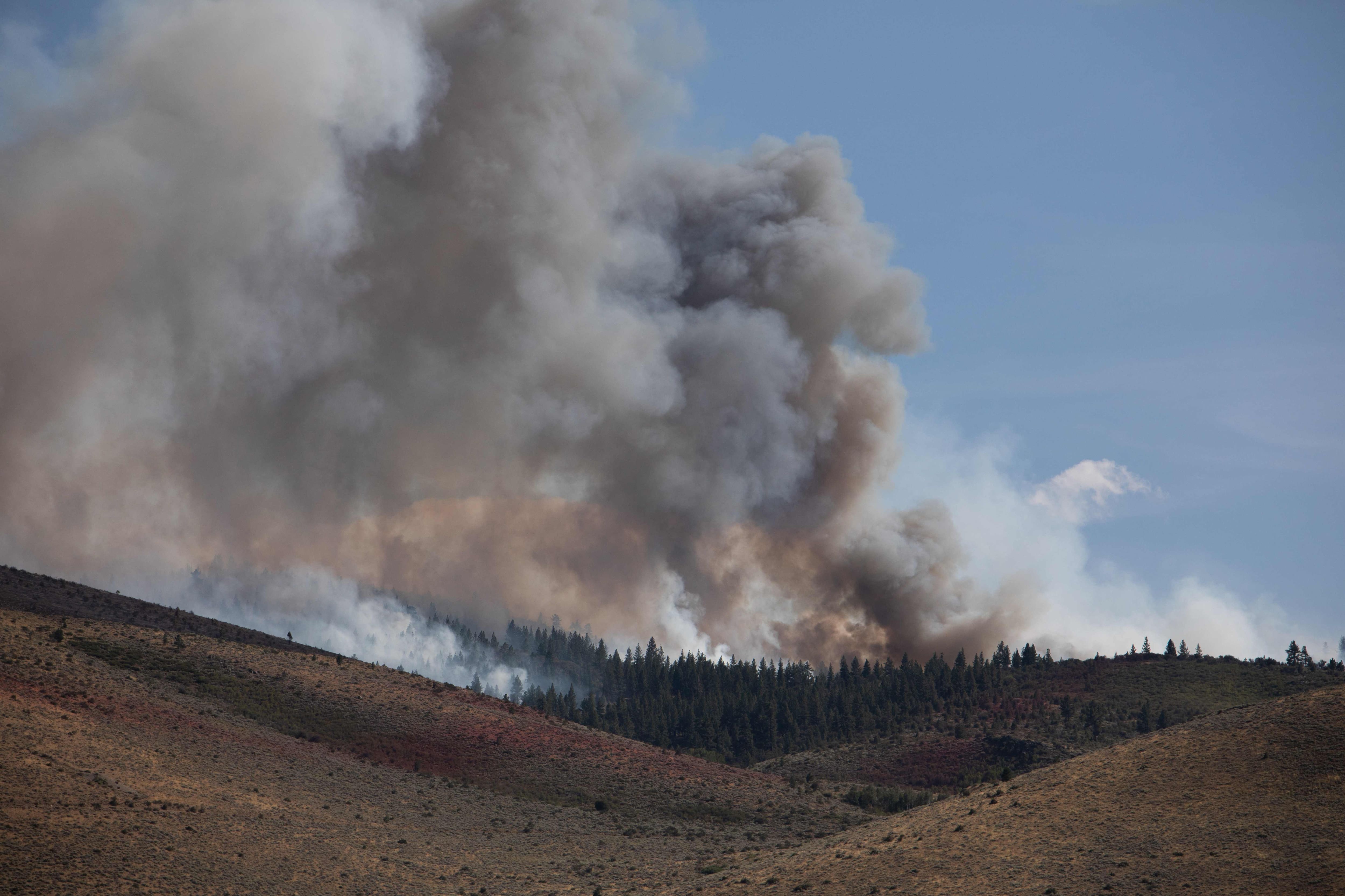 Feu de forêt dans le Nevada: des dizaines de milliers d’évacuations