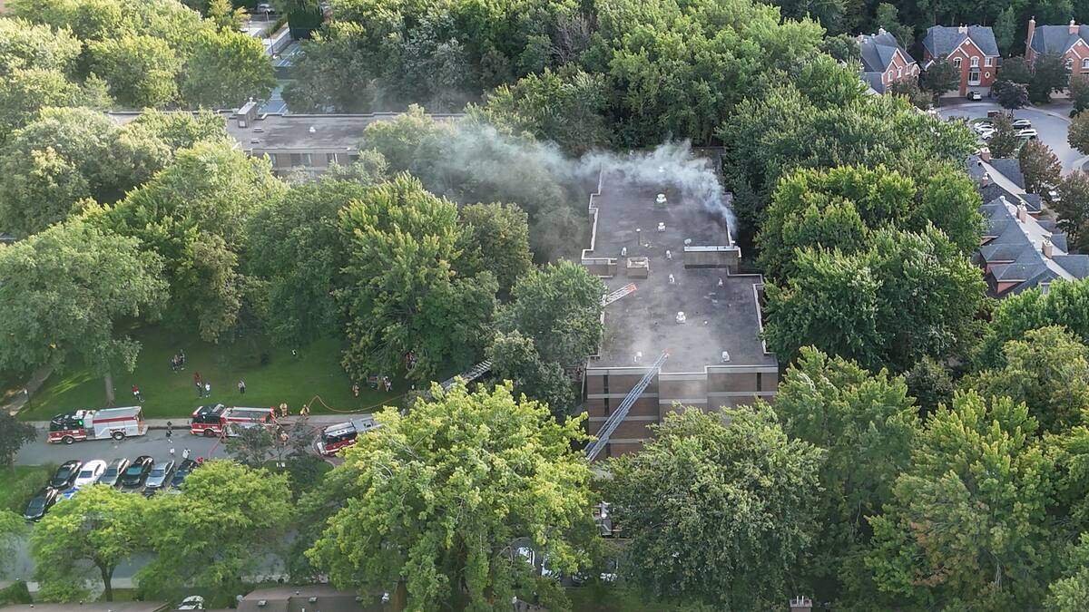 Un possible incendie criminel dans l’arrondissement de Verdun