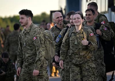 Operation Reassurance: Many soldiers from Valcartier land in Latvia