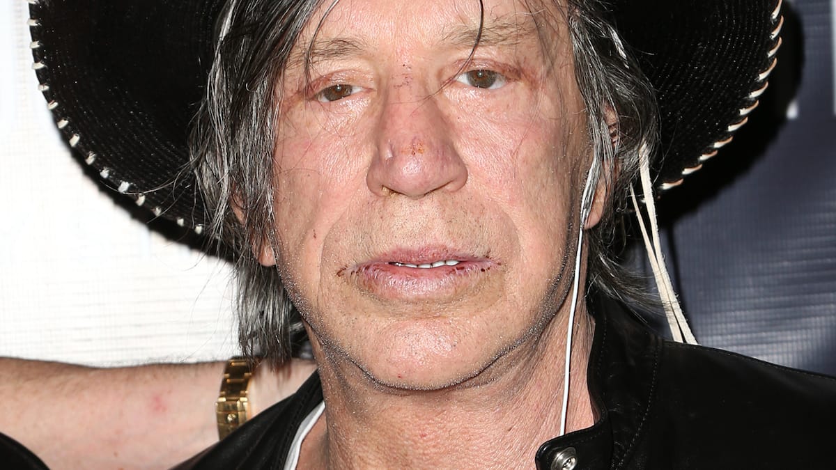 Ricky Rourke Toothpick L'ancienne gloire d'Hollywood Mickey Rourke pourrait bientôt se ...
