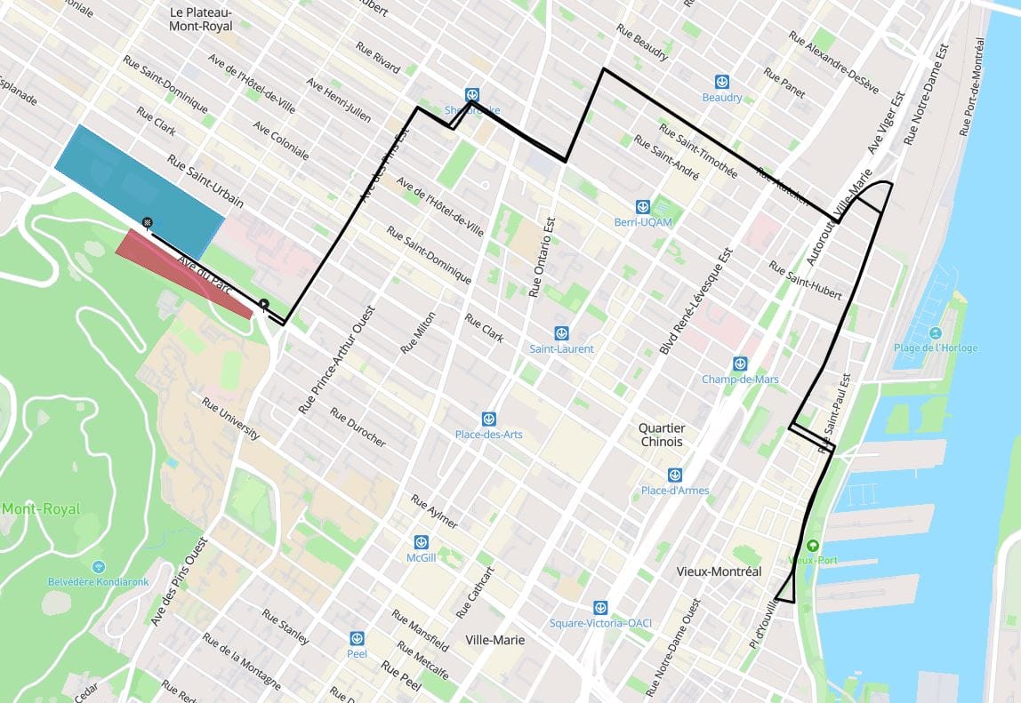 Le parcours du 22 septembre