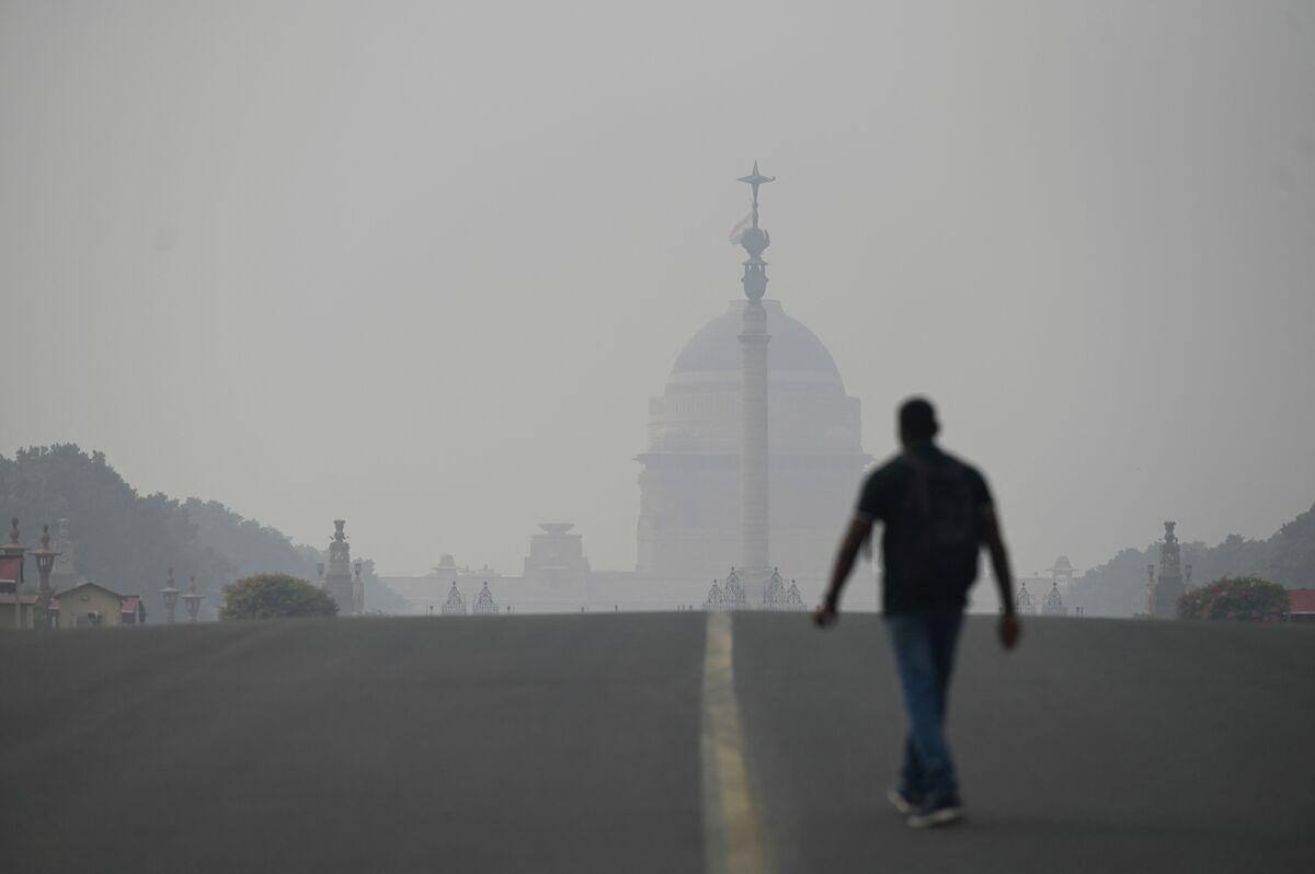 New Delhi noy&eacute;e sous un &eacute;pais brouillard toxique