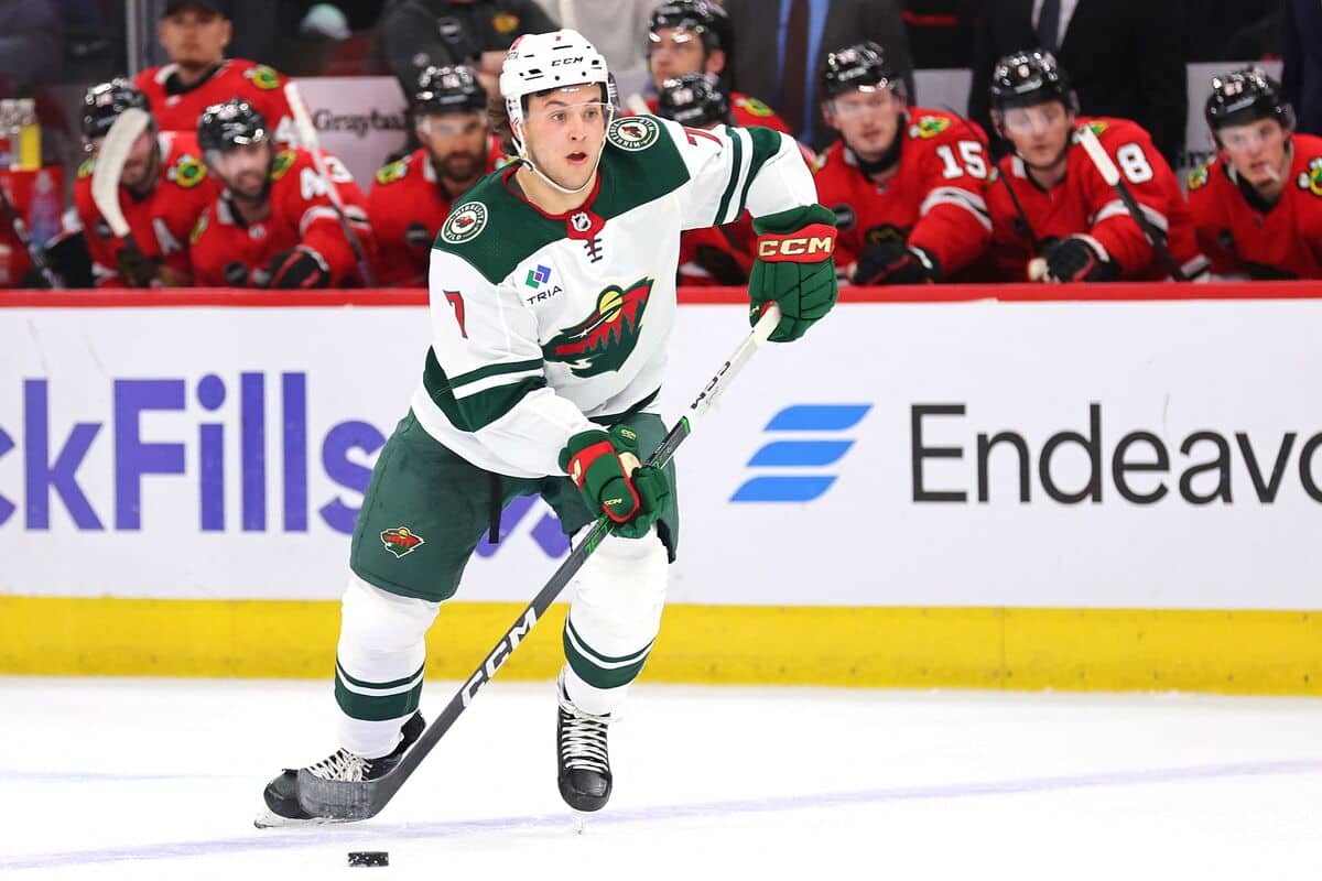 Énorme perte pour le Wild, Faber a subi une fracture du crâne