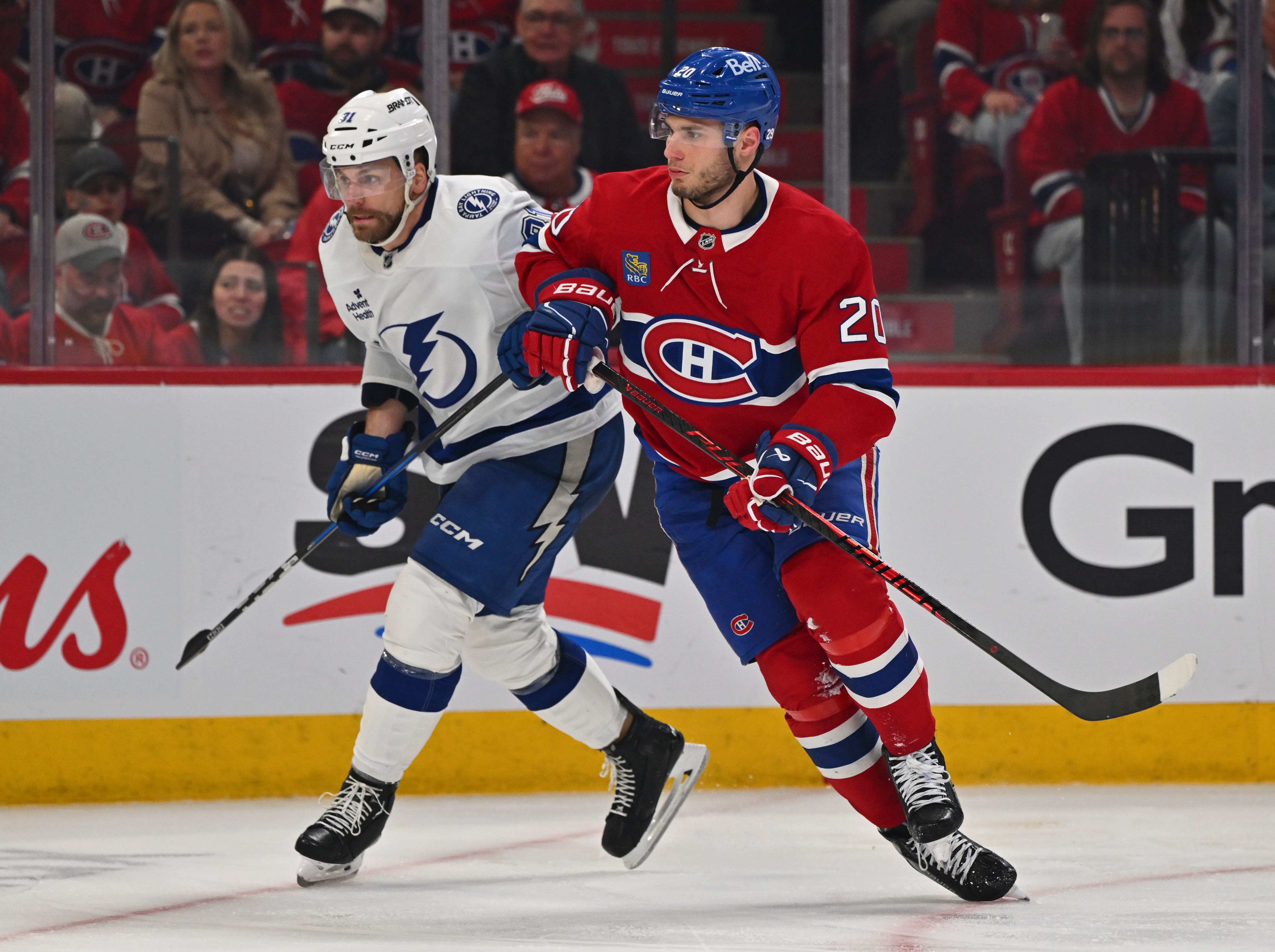 Une mise en échec sur Juraj Slafkovsky «incroyable», selon Yanni Gourde