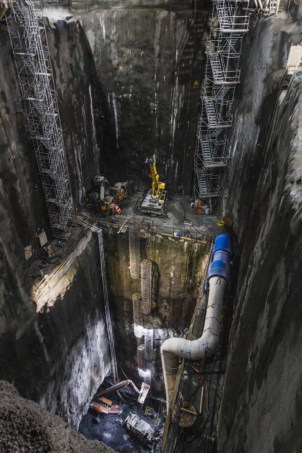 Image principale de l'article Impressionnant chantier du REM