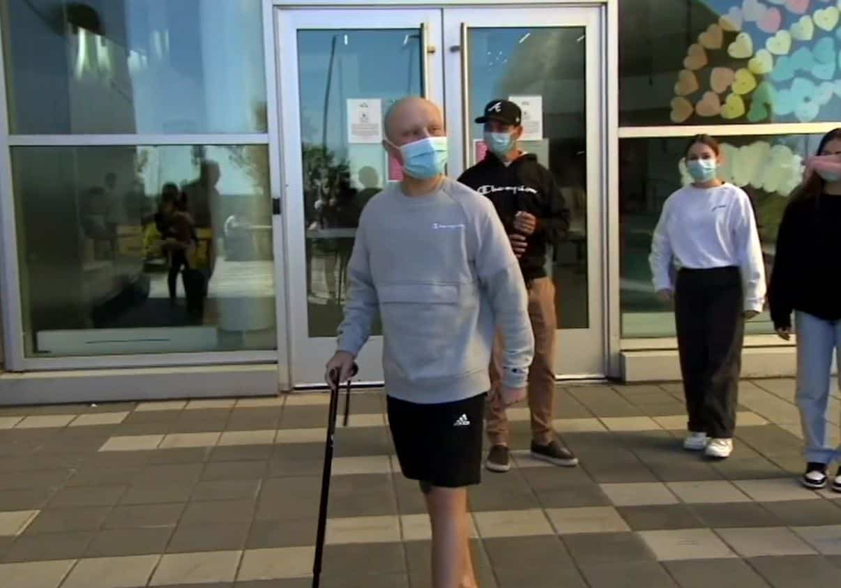 Le combat d'un ado contre un cancer des os