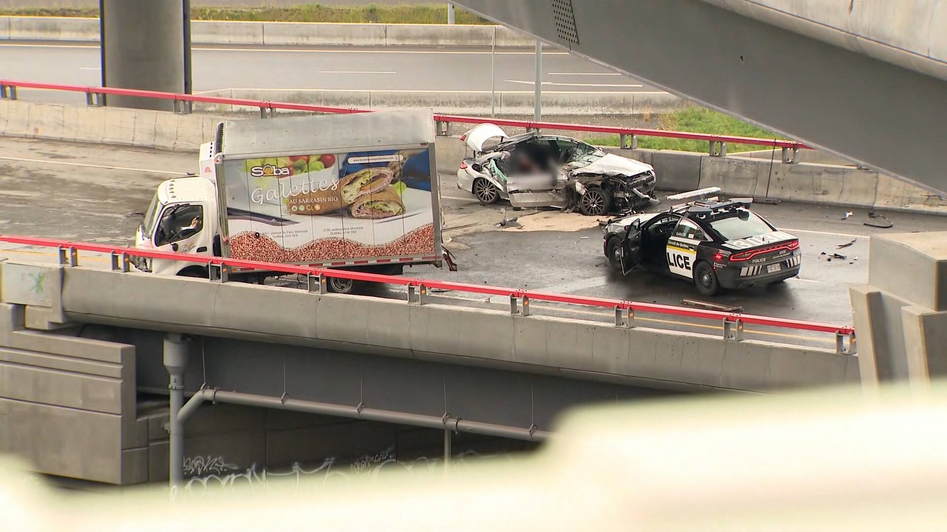 Une personne perd la vie apr&egrave;s une collision sur l&rsquo;&eacute;changeur Turcot