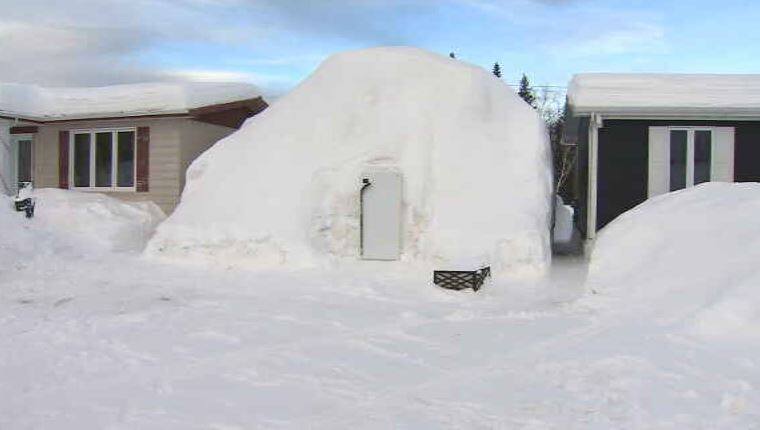 Le palais des glaces de Clarke City