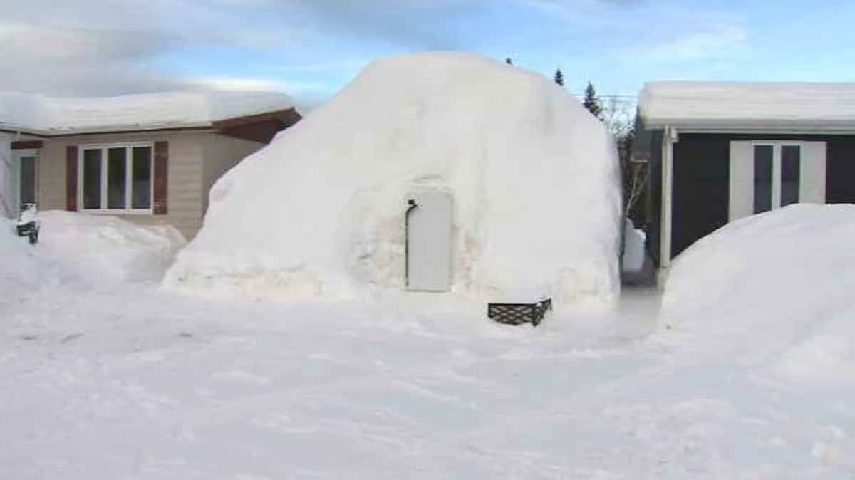 Le palais des glaces de Clarke City