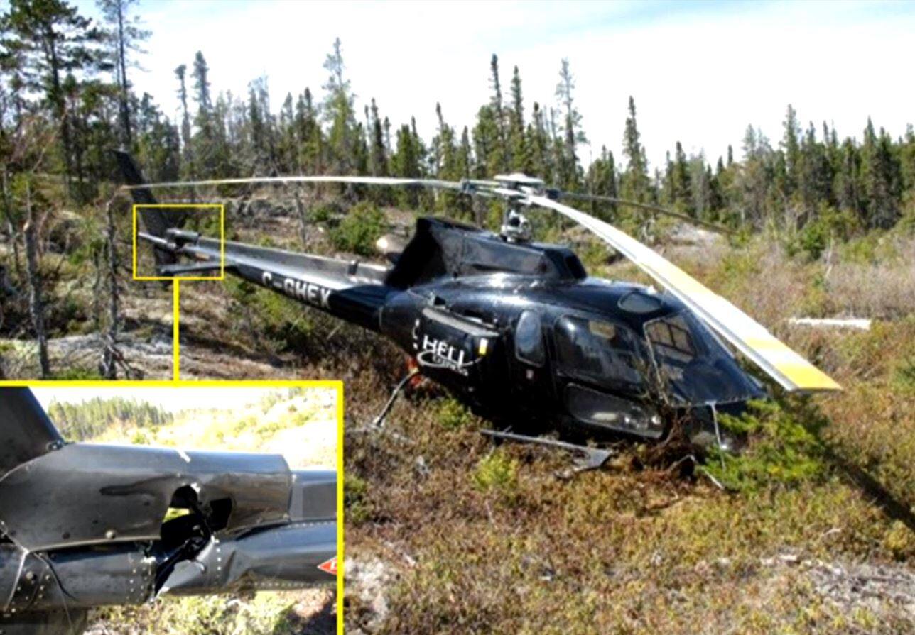 A helicopter crash caused because workers wanted to save time Archyde