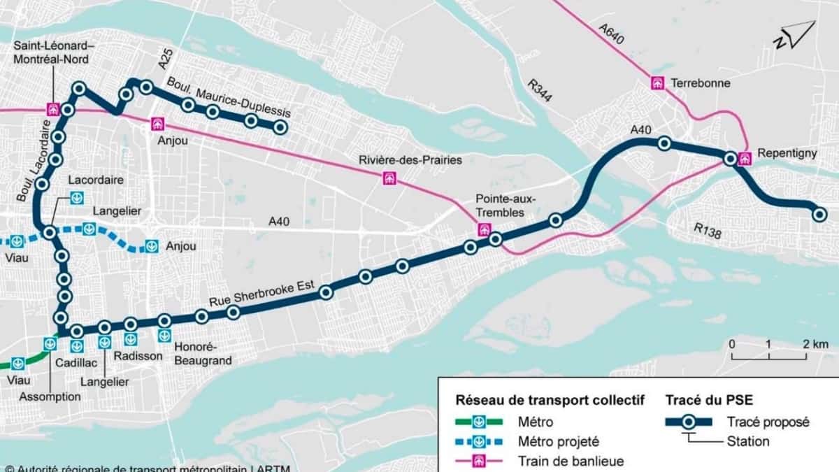Tramway dans l’est de Montréal: des performances jugées «trop optimistes»