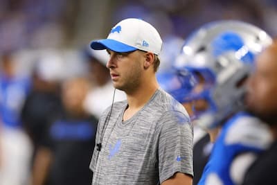 El trimestre de Arrière Jared Goff tendrá que mantener su nivel de juego sin la ayuda de Ben Johnson.