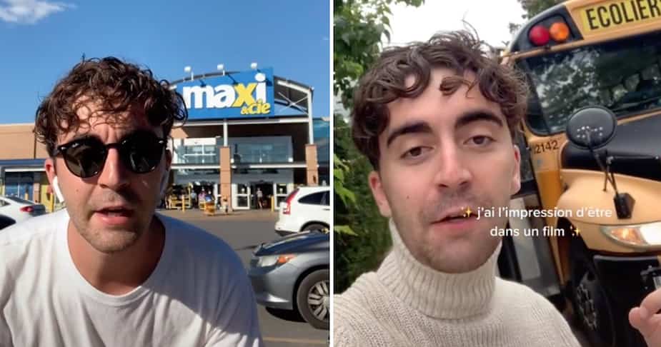 Image principale de l'article Un Français s’extasie devant le Québec sur TikTok