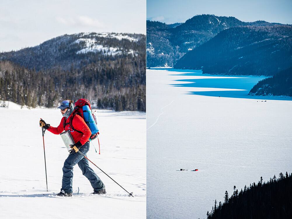 Du ski horspiste dans le fjord du Saguenay JDQ