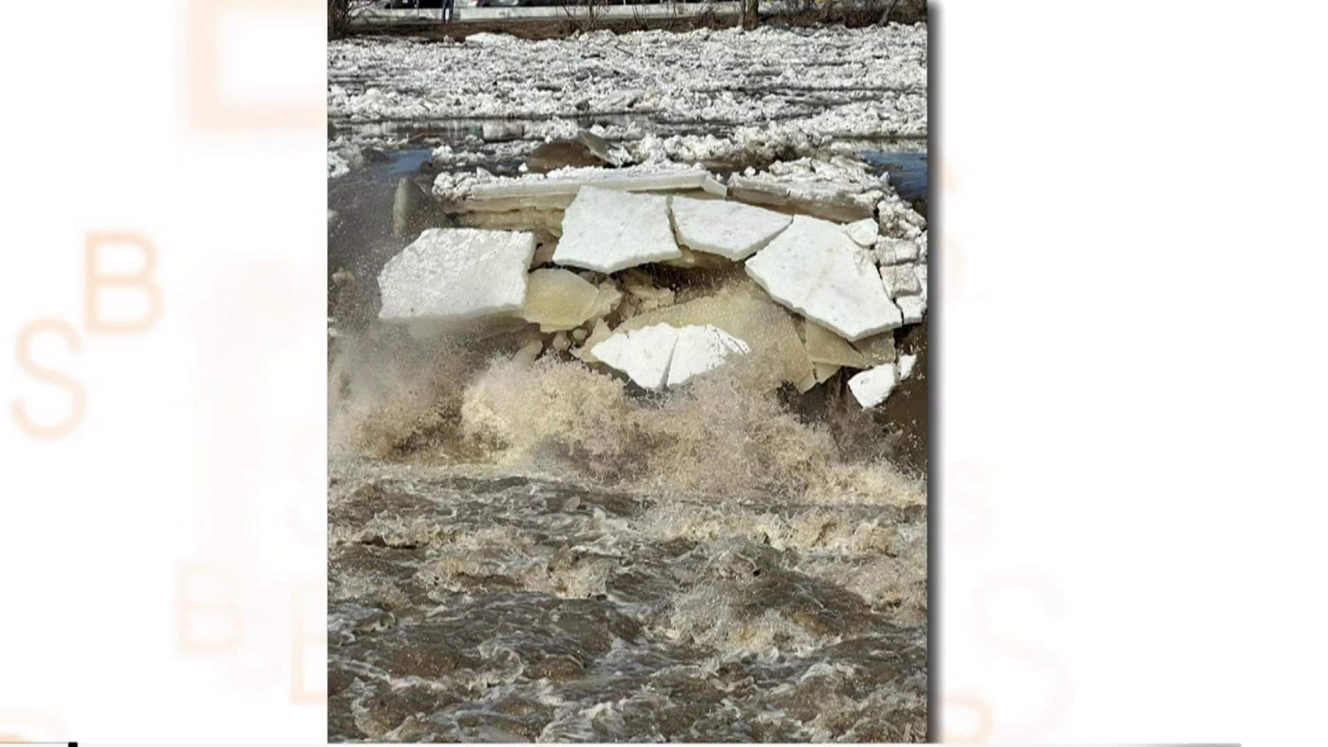 Fonte de neige importante: des cours d'eau élevés