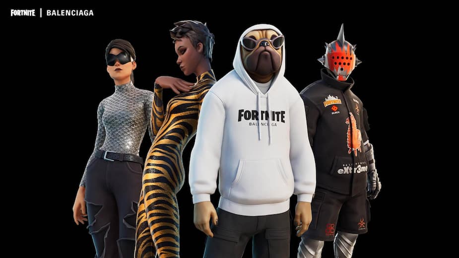 Les collections Balenciaga X Fortnite dévoilées aujourd'hui