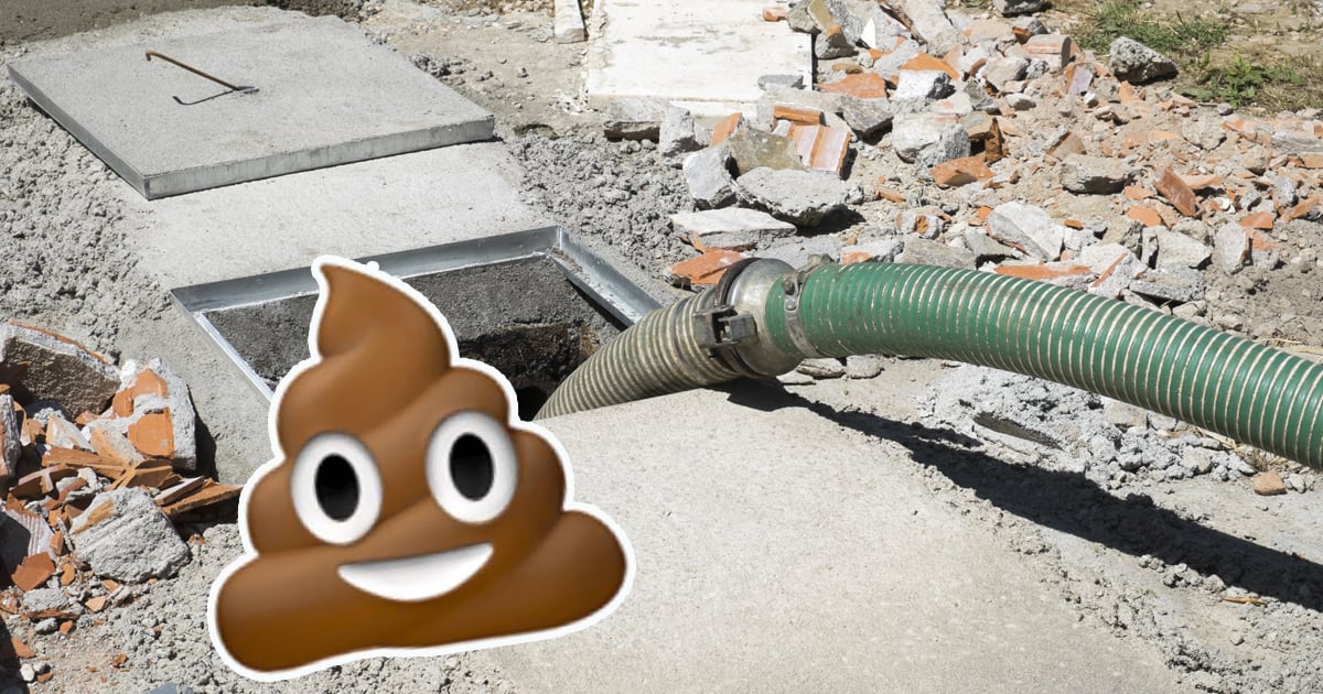 Il vide sa fosse septique au coin de la rue