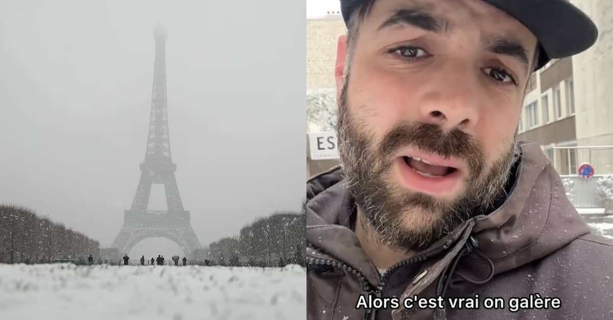 Les Québécois se moquent des Français dans la neige et ceux-ci ne sont pas contents