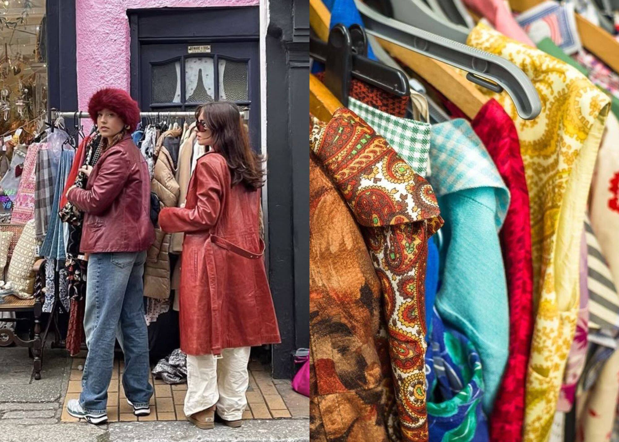 Cette friperie vend des vêtements vintage d’Europe